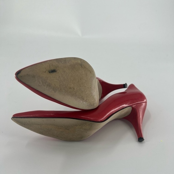 Guess Red Leather Heels - Picture 6 of 7